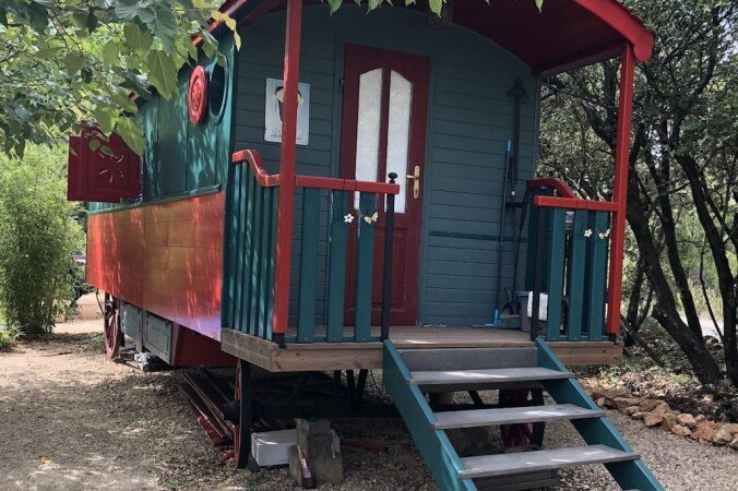 Camping / Mobil Home 1 chambre, avec piscine