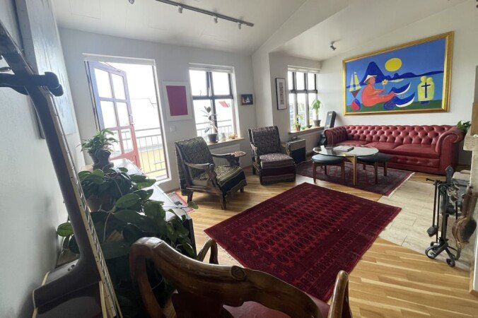 Wohnung 2 Schlafzimmer, mit Kamin