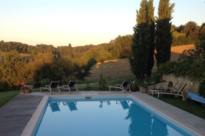 Maison d'architecte design, 4 chambres, avec piscine