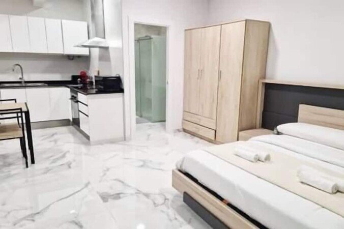 Apartamento 1 habitación, con aire acondicionado