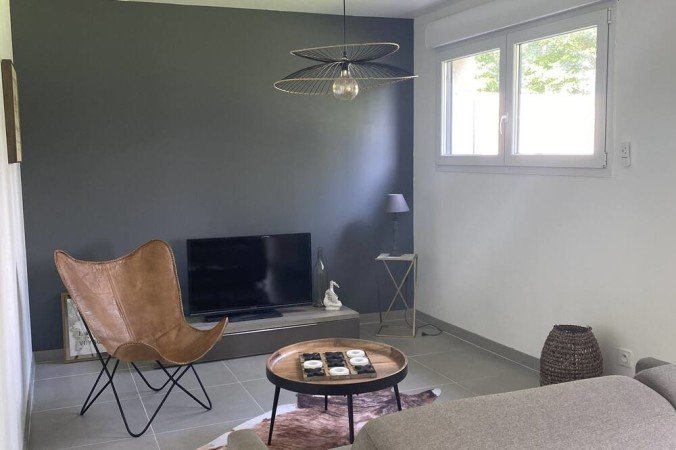 Appartement tout confort, 2 chambres, avec jardin