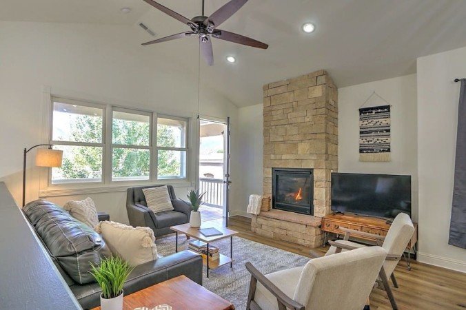 Apartment 2 bedrooms, with garden