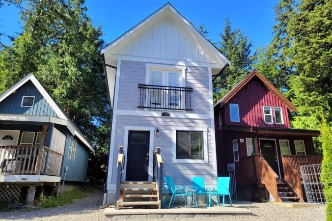 Chalet 2 Schlafzimmer, mit Kamin