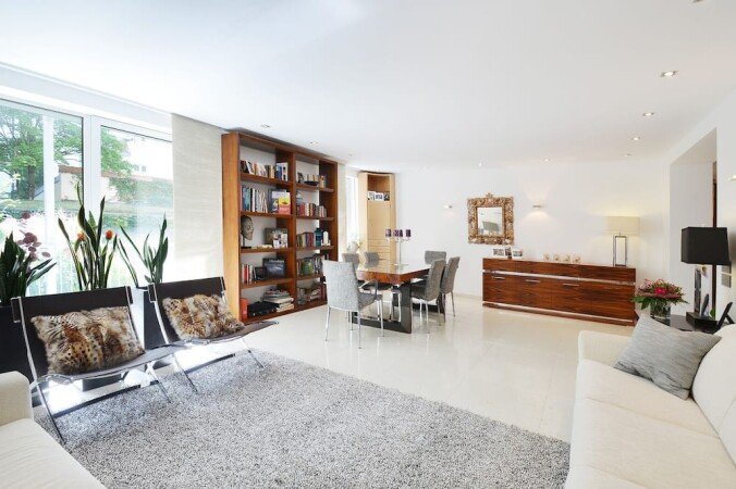 Wohnung 2 Schlafzimmer, mit Garten