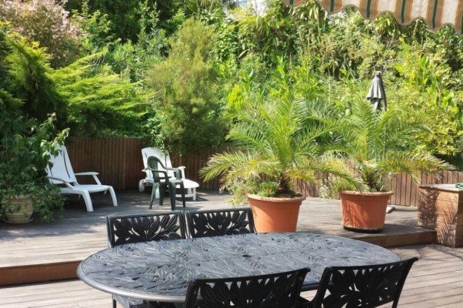 Appartement 2 chambres, avec jardin