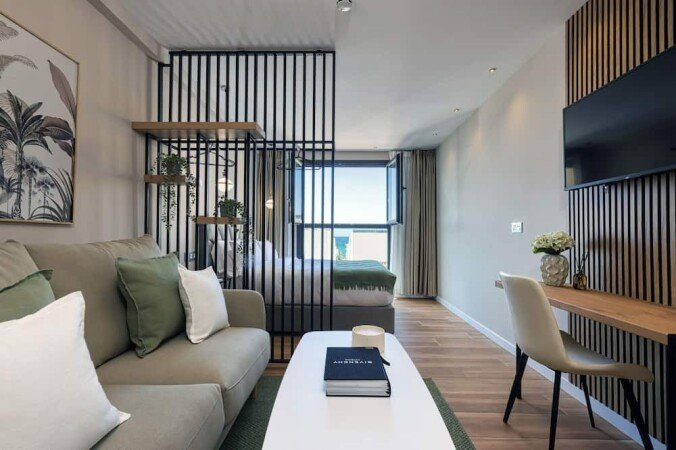 Aparthotel 1 habitación, con aire acondicionado