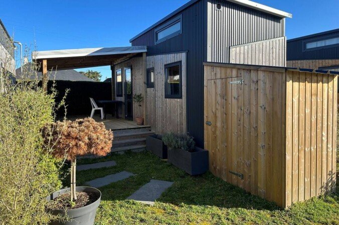 Mobil home chic, 1 chambre, avec piscine