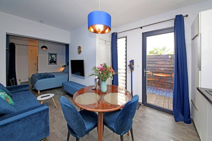 Studio de charme, 1 chambre, avec jacuzzi