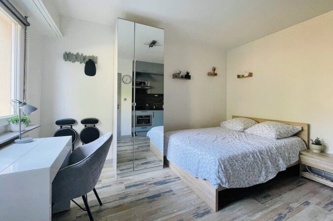 Studio 1 chambre, avec jardin