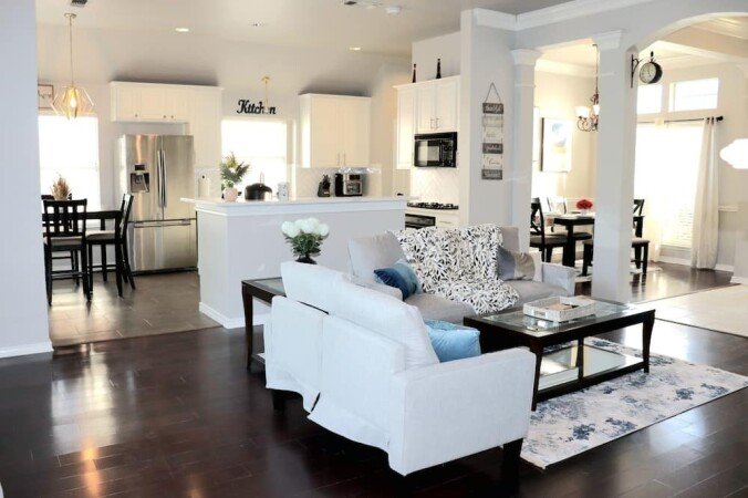 House 4 bedrooms, with garden