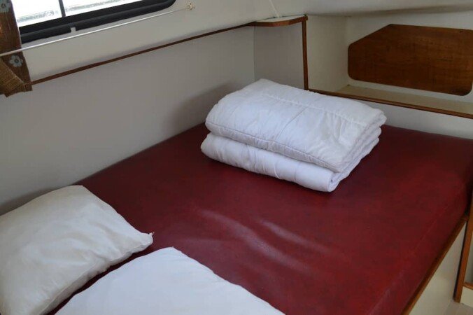 Bateau 2 chambres, avec parking