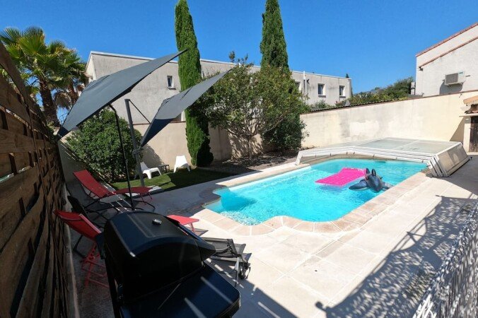 Villa 4 chambres, avec piscine