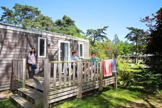 Mobil home 2 chambres, avec piscine