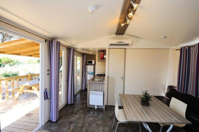 Mobil home 3 chambres, avec climatisation