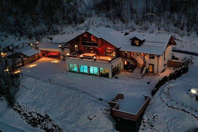 Chalet 5 chambres, avec piscine