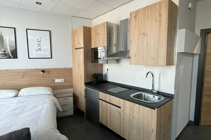 Apartamento 1 habitación, con aire acondicionado