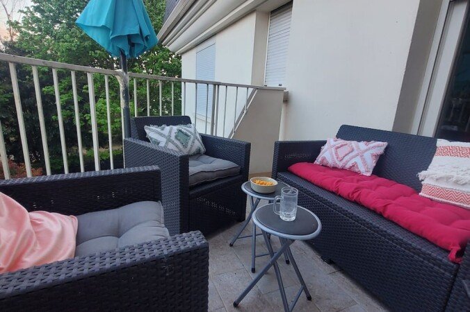 Studio 2 chambres, avec wifi