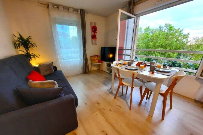 T2 1 chambre, avec wifi