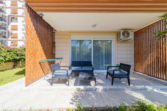 Apartment 1 bedroom, with garden