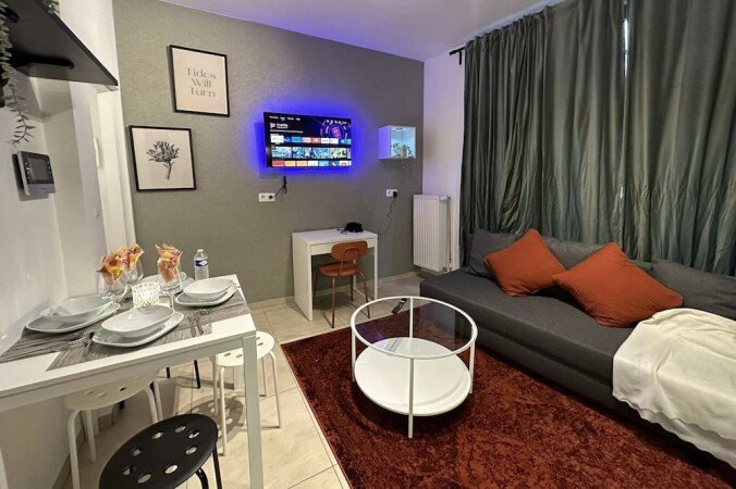 Studio cozy, 1 chambre, avec jacuzzi