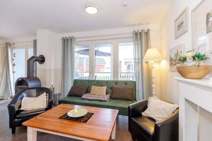 Wohnung 2 Schlafzimmer, mit Garten