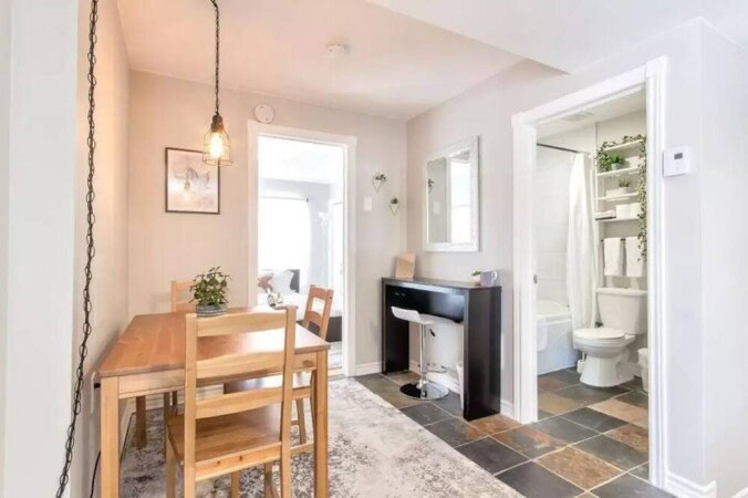 Maison 1 chambre, avec jardin