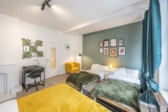 Appartement design, 2 chambres, avec jacuzzi