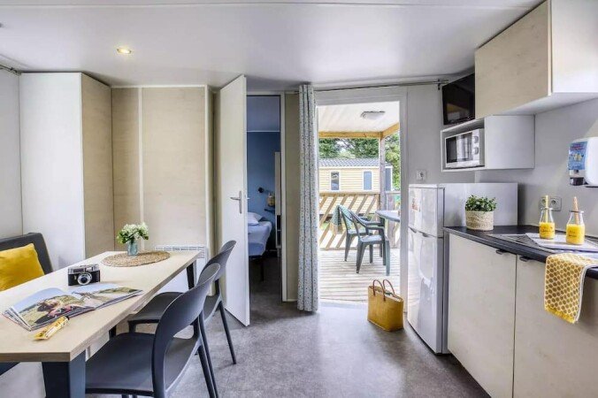 Mobil home 3 chambres, avec climatisation