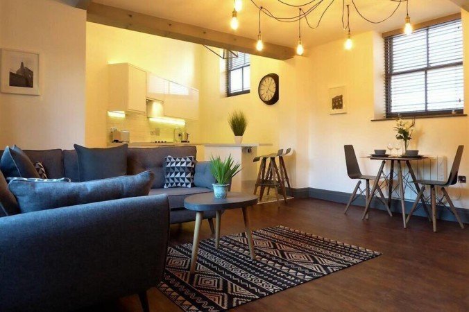 Wohnung 2 Schlafzimmer, mit Kamin