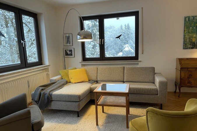 Wohnung 2 Schlafzimmer, mit Kamin