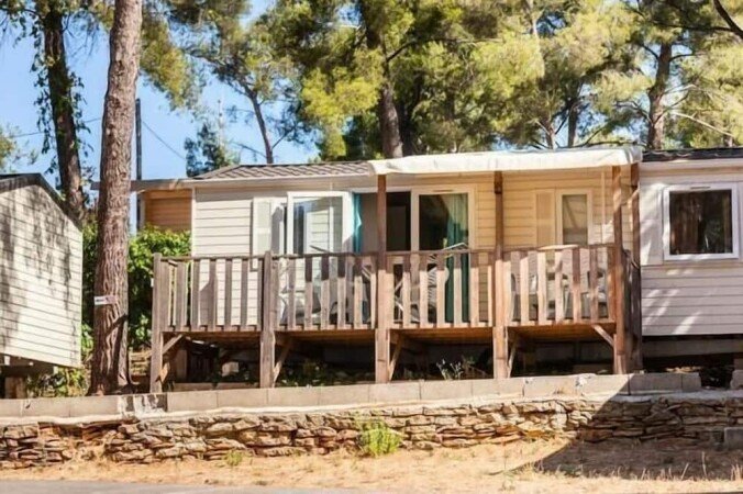Mobil home 3 chambres, avec climatisation