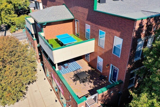 Apartment 3 bedrooms, with garden