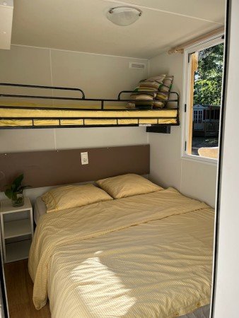 Mobil home 2 chambres, avec piscine