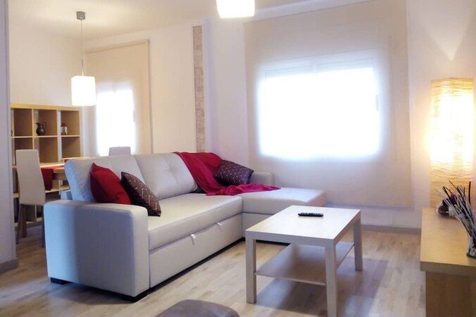 Apartamento 2 habitaciones, con jardín