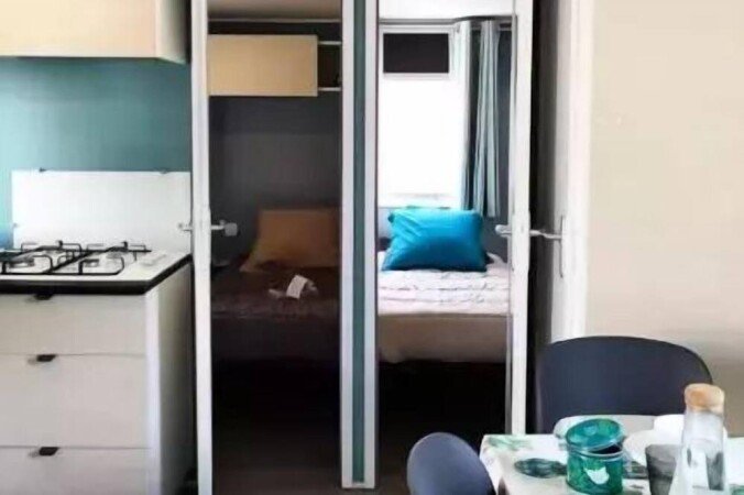Mobil home 3 chambres, avec climatisation