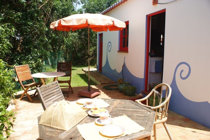 Ferienhaus 1 Schlafzimmer, mit Garten