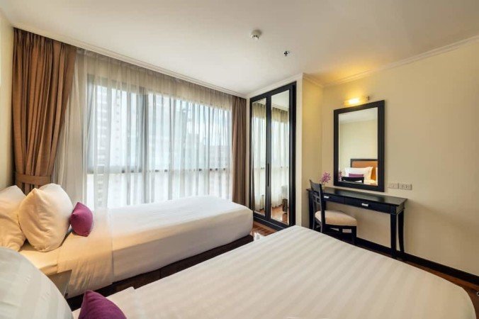 Appart'Hotel 2 chambres, avec piscine