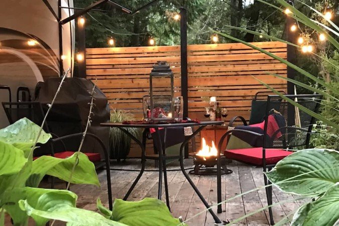 Ferienhaus 1 Schlafzimmer, mit Garten