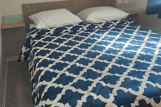 Mobil home 2 chambres, avec piscine