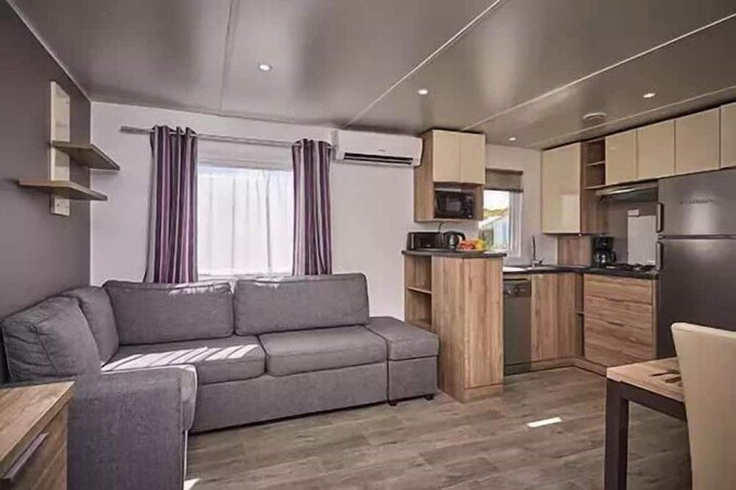 Mobil home bien-être, 3 chambres, avec climatisation