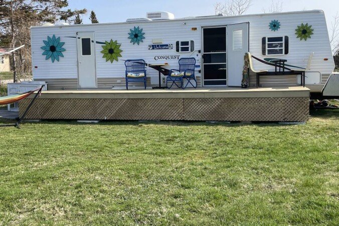 Camping / Mobile Home 2 bedrooms, with garden