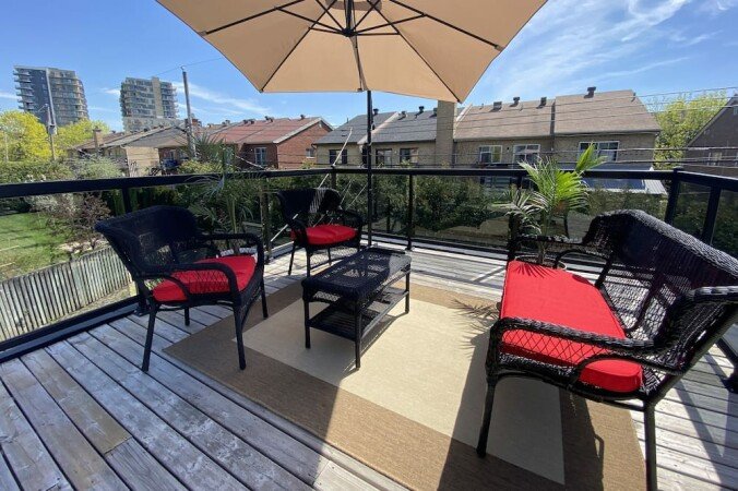 Appartement 2 chambres, avec jardin