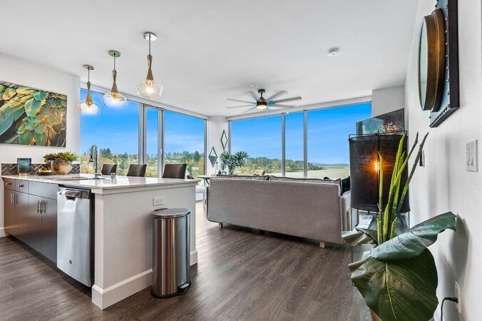 Apartment 2 bedrooms, with gym