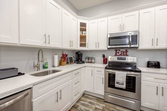 Apartment 4 guests, with gym