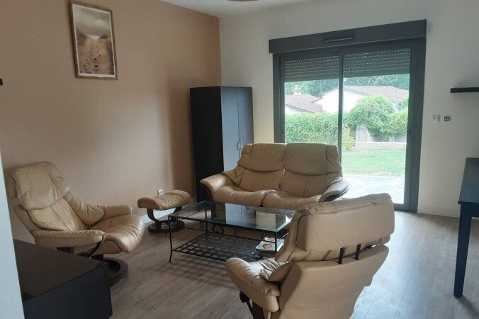 Appartement cozy, 2 chambres, avec jardin