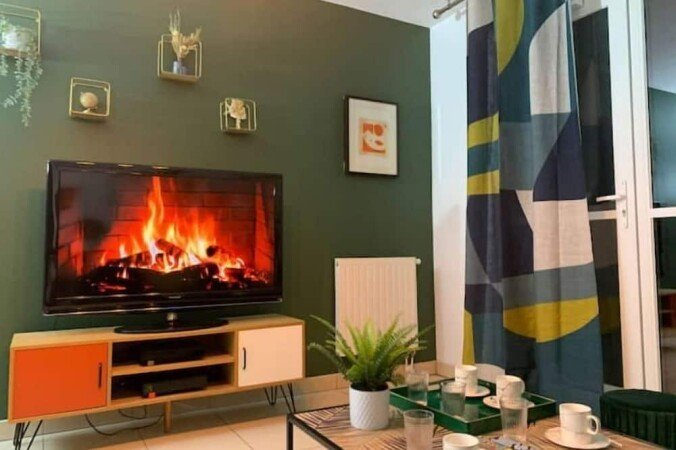 Appartement 1 chambre, avec jardin