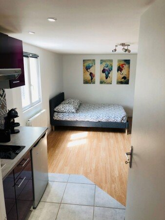 Loft 1 chambre, avec jardin