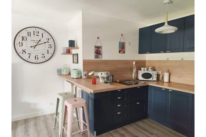 Appartement cozy, 2 chambres, avec wifi