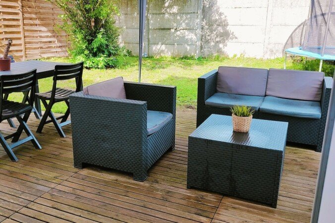 Ferienhaus 4 Schlafzimmer, mit Garten