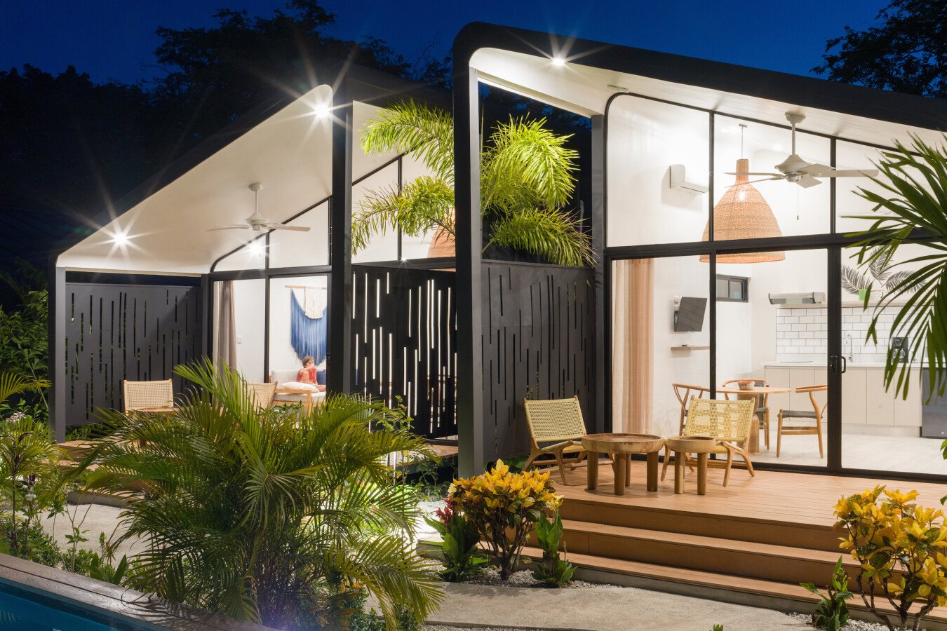 Bungalow chic, 1 chambre, avec piscine